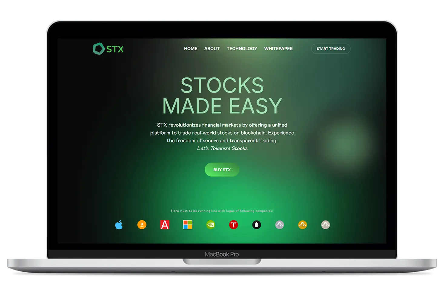 Landing page
